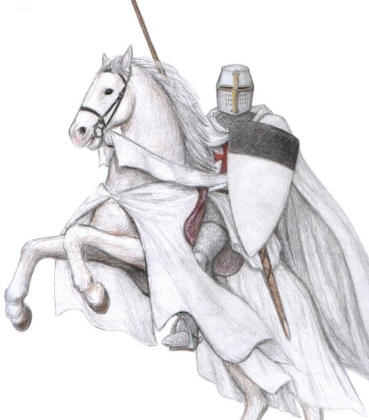 Рыцарь рисунок карандашом