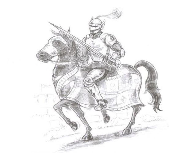 Рыцари для распечатки