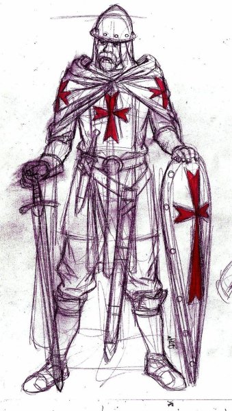 Всадник раскраска