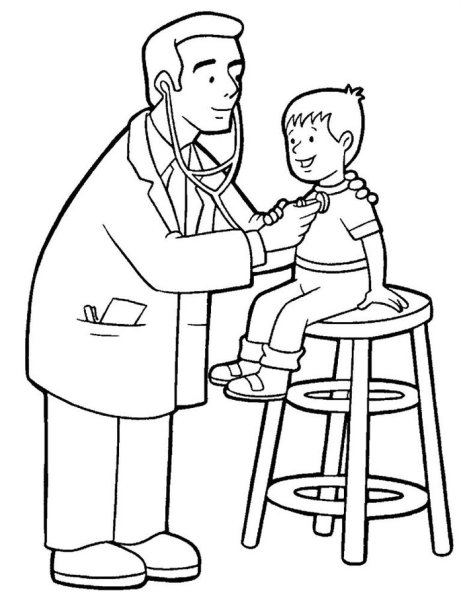 Раскраска. Профессии