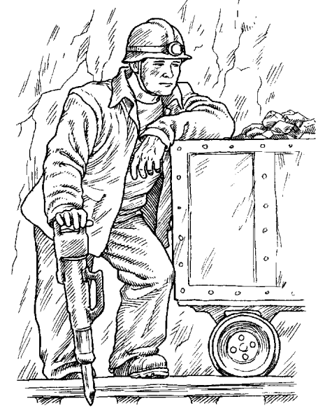 Раскраска швея профессия