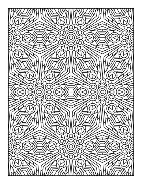 Раскраски сложные узоры