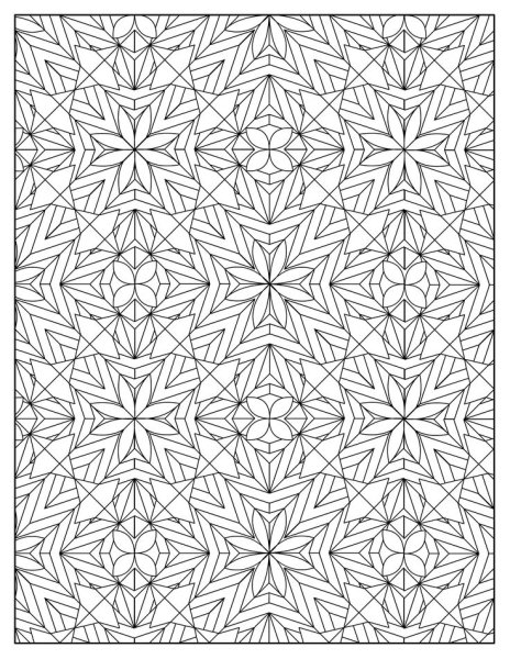 Раскраски сложные узоры