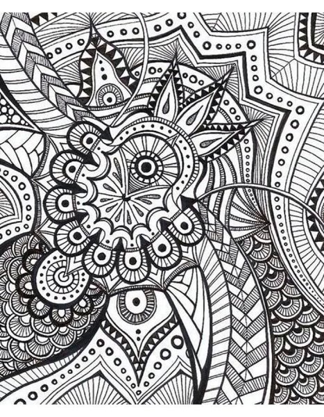 Арт терапия Зентангл