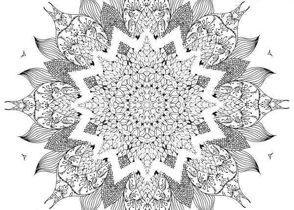 Мандала сложная