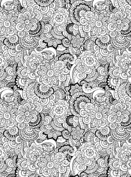 Мелкие узоры для раскрашивания