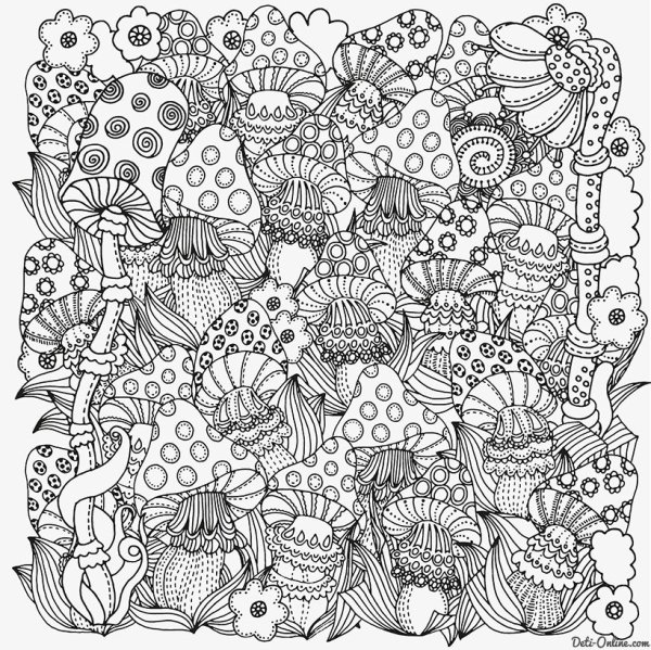 Мелкие раскраски