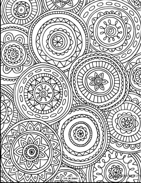 Узор для разукрашивания