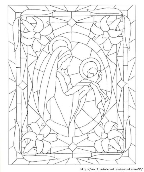 Mosaic Dragon витраж