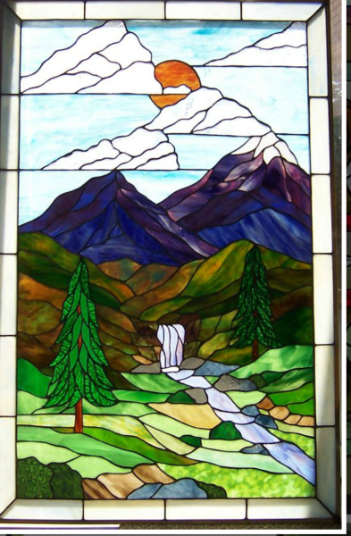 Картина витражи