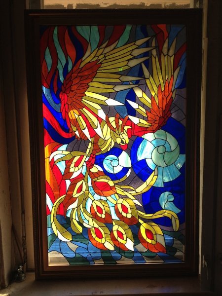 Контурные рисунки для витражей