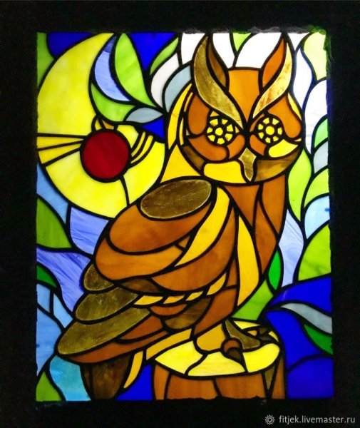 Витраж морская тематика