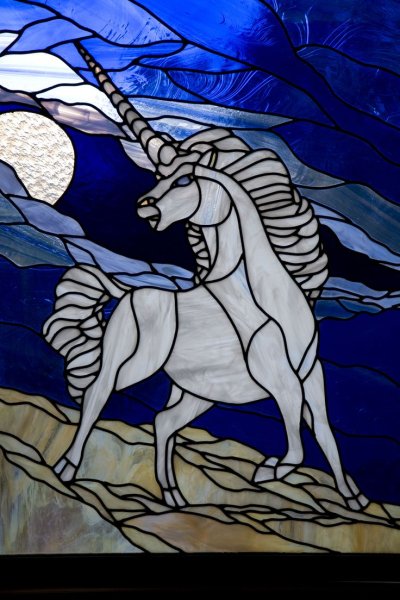 Витраж животные