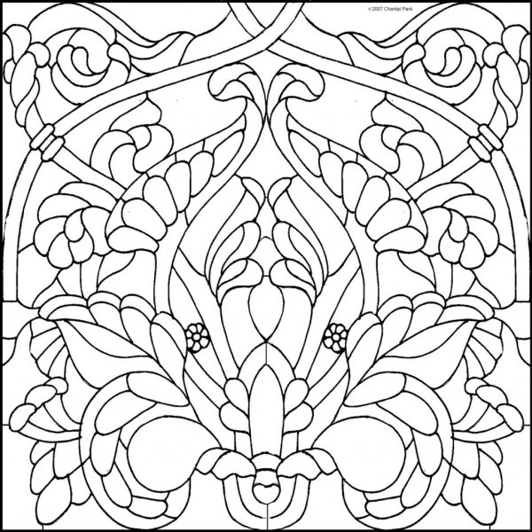 Витраж орнамент