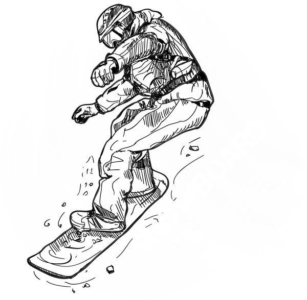 Скейтборд эскиз