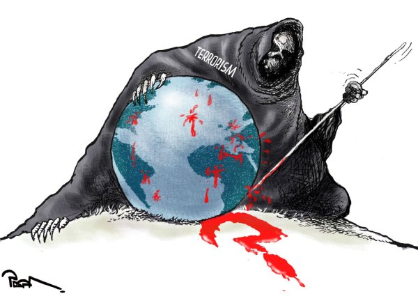 Терроризм иллюстрации