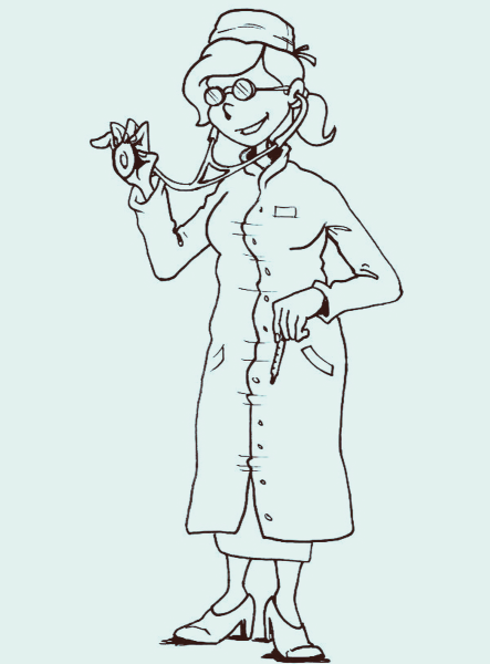 Хирург раскраска