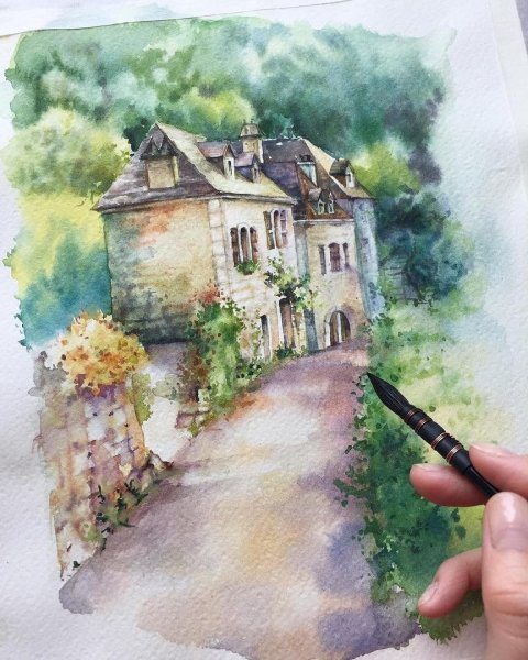 Акварельные иллюстрации