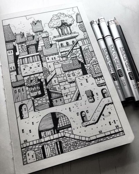 Скетчбук зарисовки