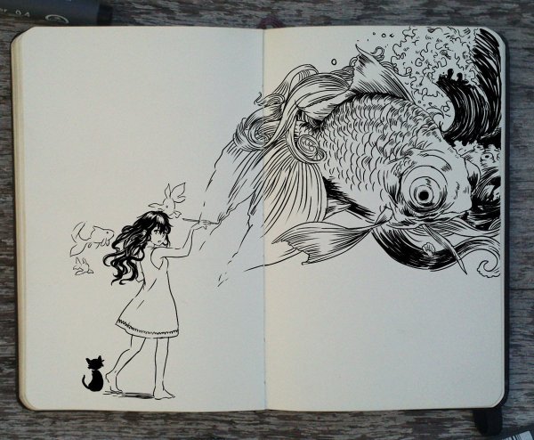 Скетчбук иллюстрации