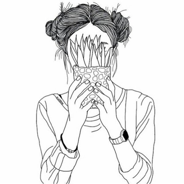 Рисунки в стиле тумблер