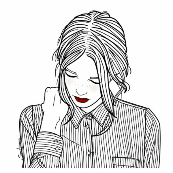 Чёрно-белые картинки для срисовки