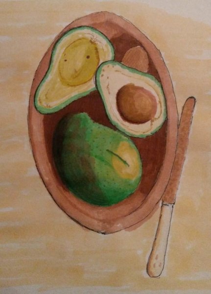 Авокадо арт