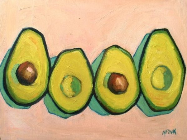 Авокадо рисунок