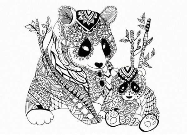 Раскраски антистресс девушки