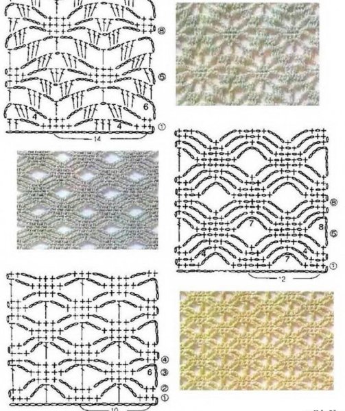 Узоры крючком