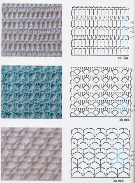 Узоры крючком