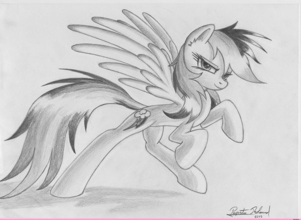 Рисование пони карандашом