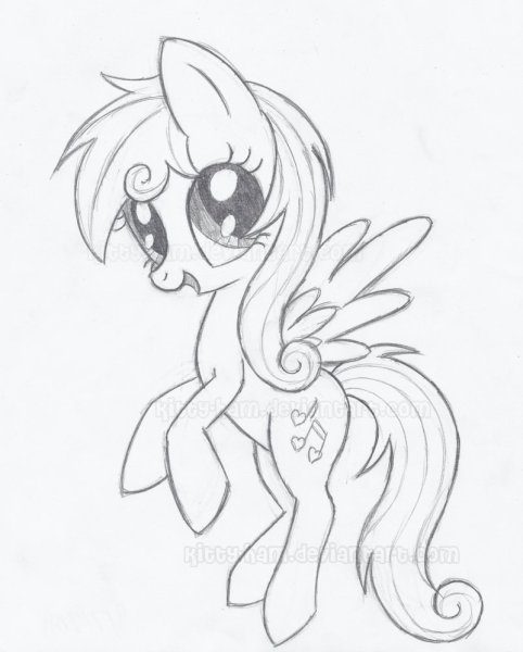 Рисунки для срисовки из пони карандашом