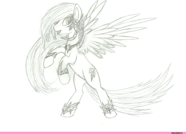 Пони для рисования аниме