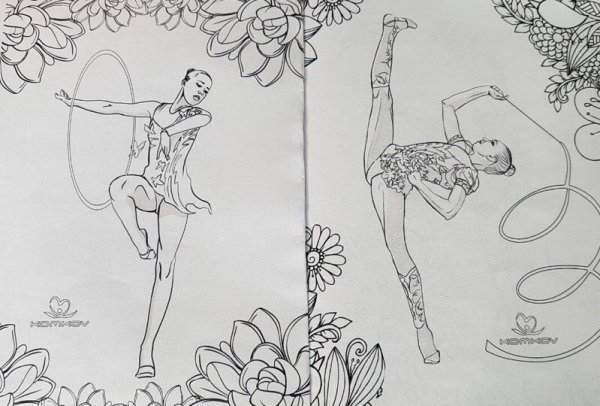 Гимнастка карандашом