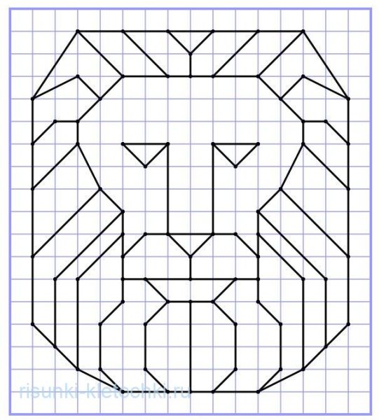 Узоры по клеточкам в тетради
