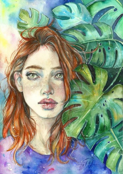 Леся Поплавская художник скетчи