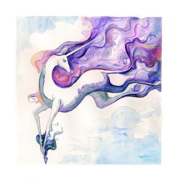 Акварельные рисунки для срисовки легкие