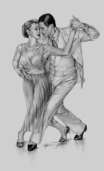 Балерина рисунок карандашом