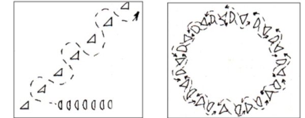 Набросок танцующей пары