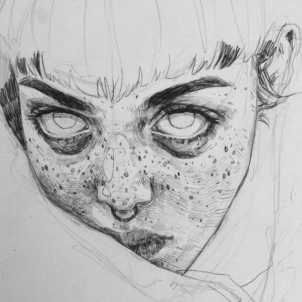 Рисование портрета карандашом