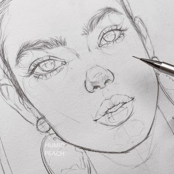 Реалистичные рисунки карандашом