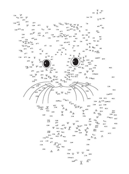 Рисование по цифрам до 100