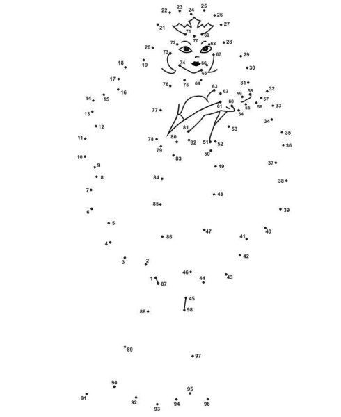 Рисование по цифрам до 100