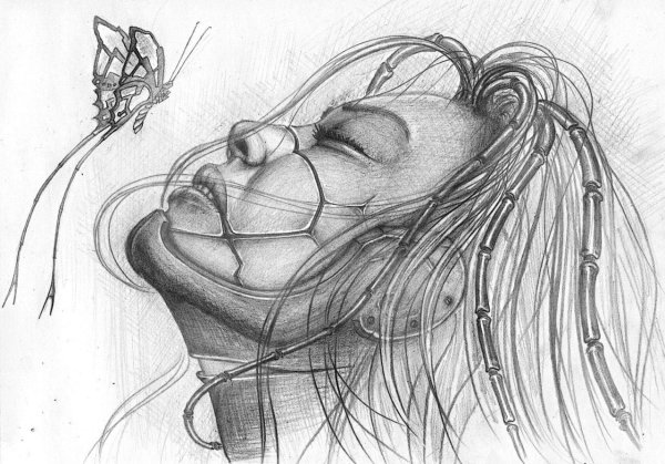 Странные рисунки карандашом