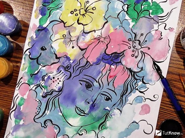 Рисунки на а3 акварелью