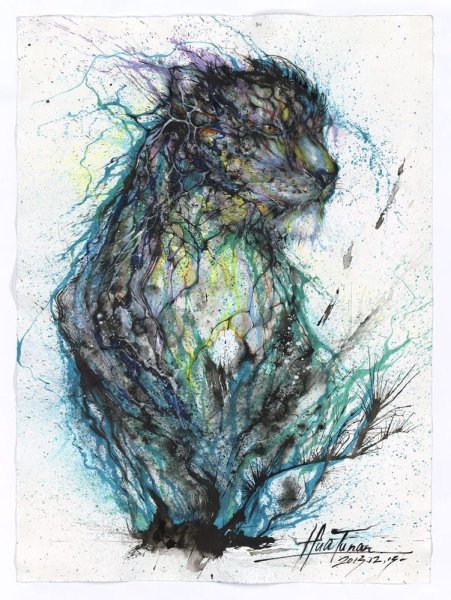 Рисунки красками