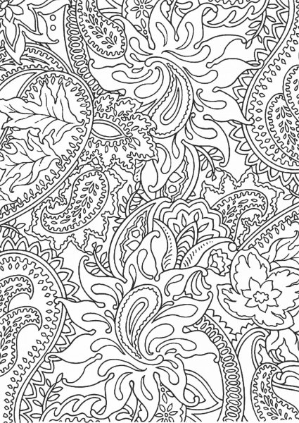 Узоры для раскрашивания взрослым