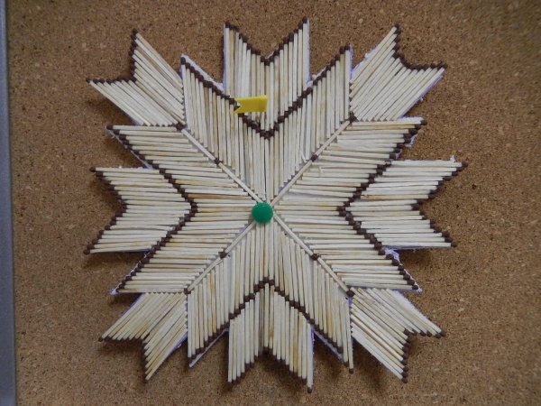 Объемные фигуры из спичек