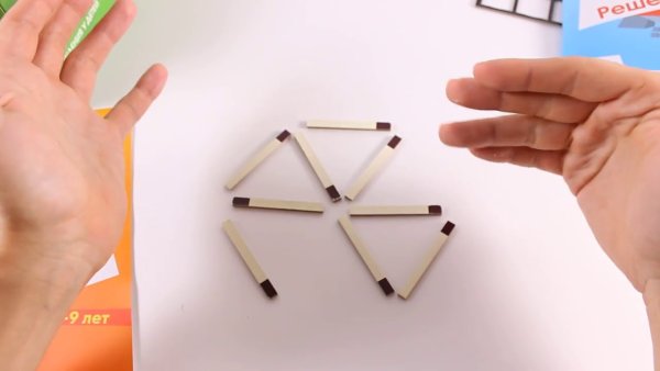 Задания с перекладыванием спичек для детей